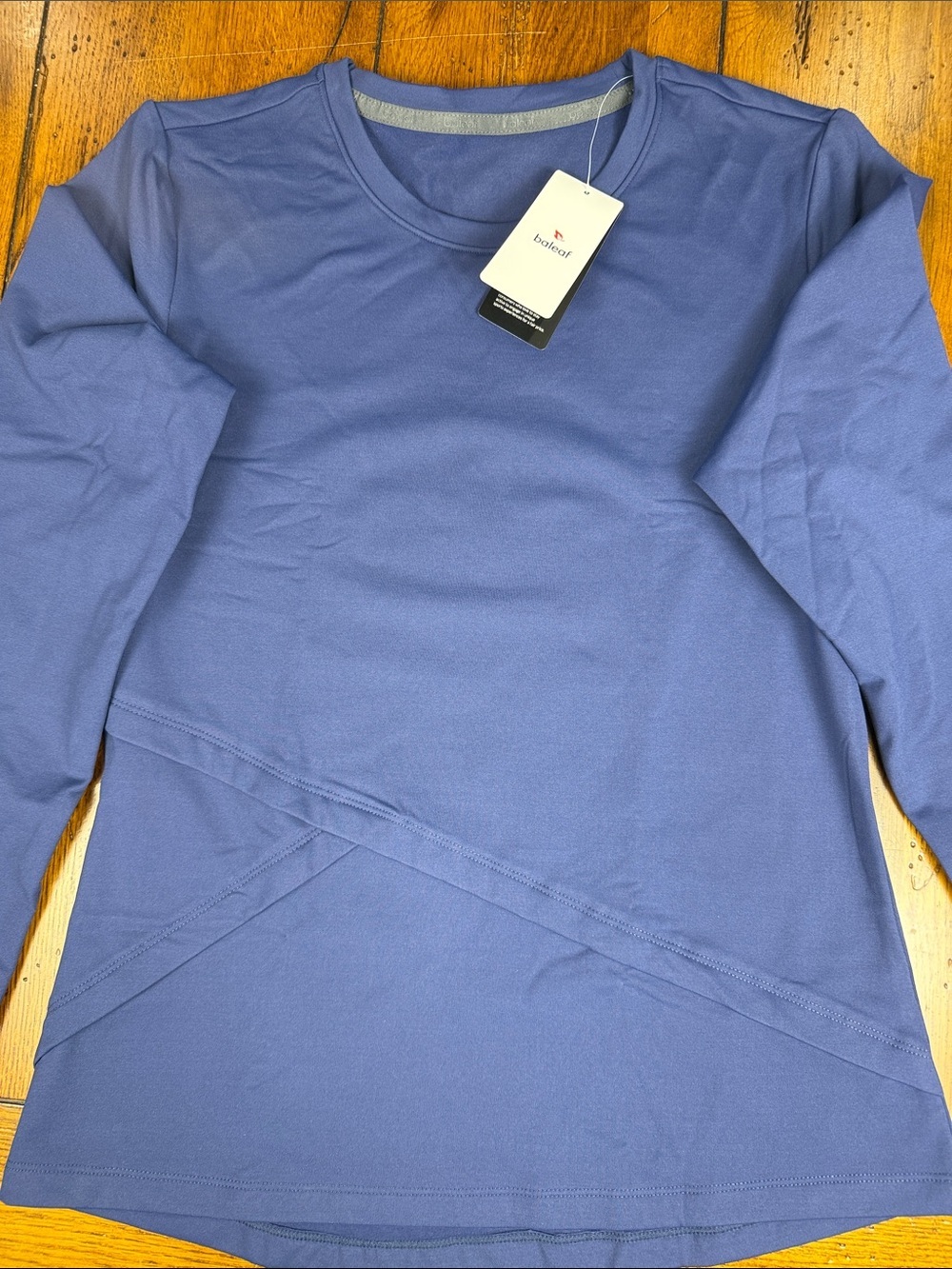 Baleaf Women’s Periwinkle Active wear Long Sleeve Performance Top Size XS